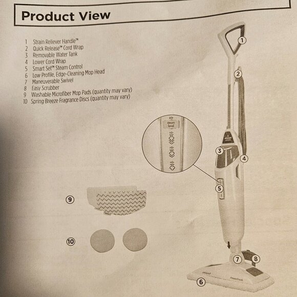 Bissell Mop PowerSteamer Duo 2-in1 Steamer Multi 1940 Series (Great condition) - Picture 6 of 7